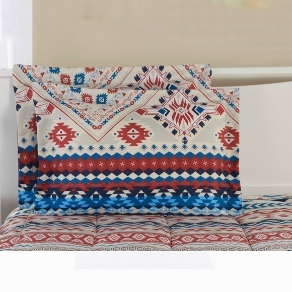 NEW-MAINSTAYS Eclectic Southwest Bed in a Bag-Full - Picture 2 of 7